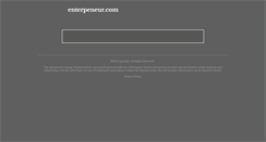 Desktop Screenshot of enterpeneur.com